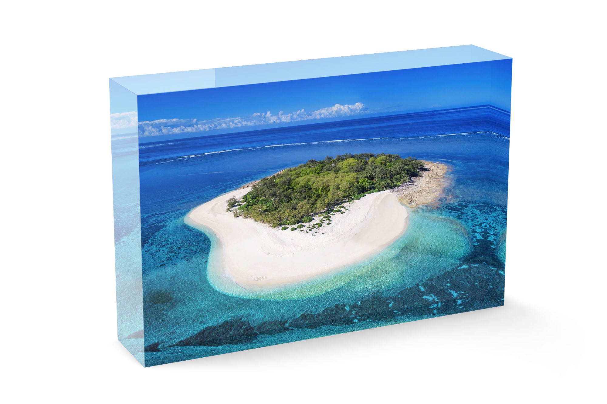 Wilson Island From Above Great Barrier Reef