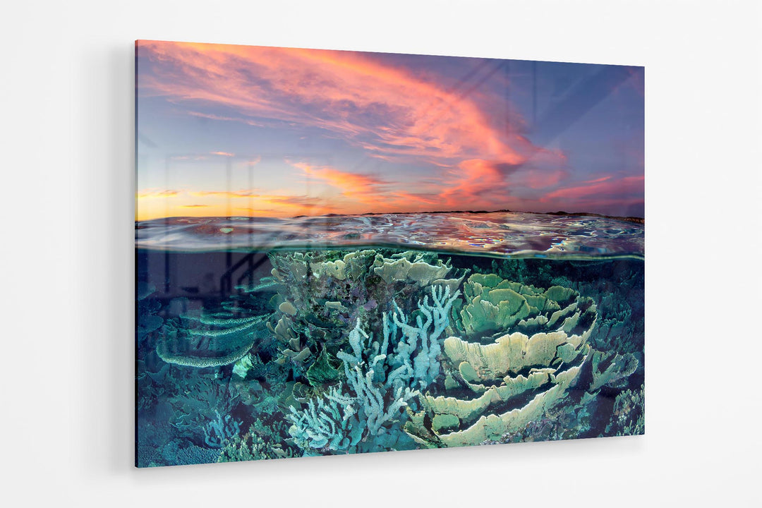 Sunset Over The Coral Gardens | Ningaloo Reef – Jordan Robins Photography