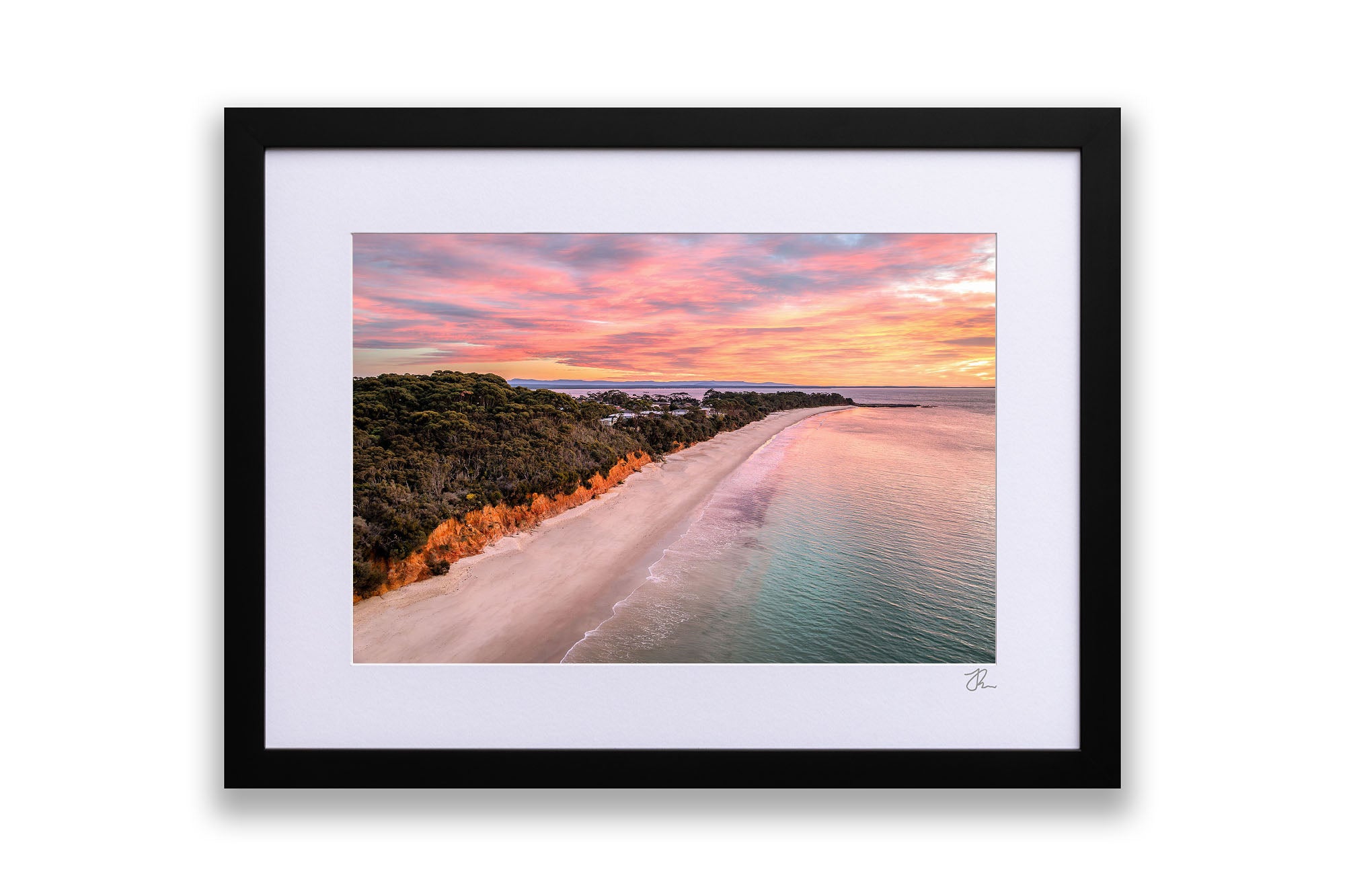 Pastel Colours Sunrise Nelsons Beach Jervis Bay