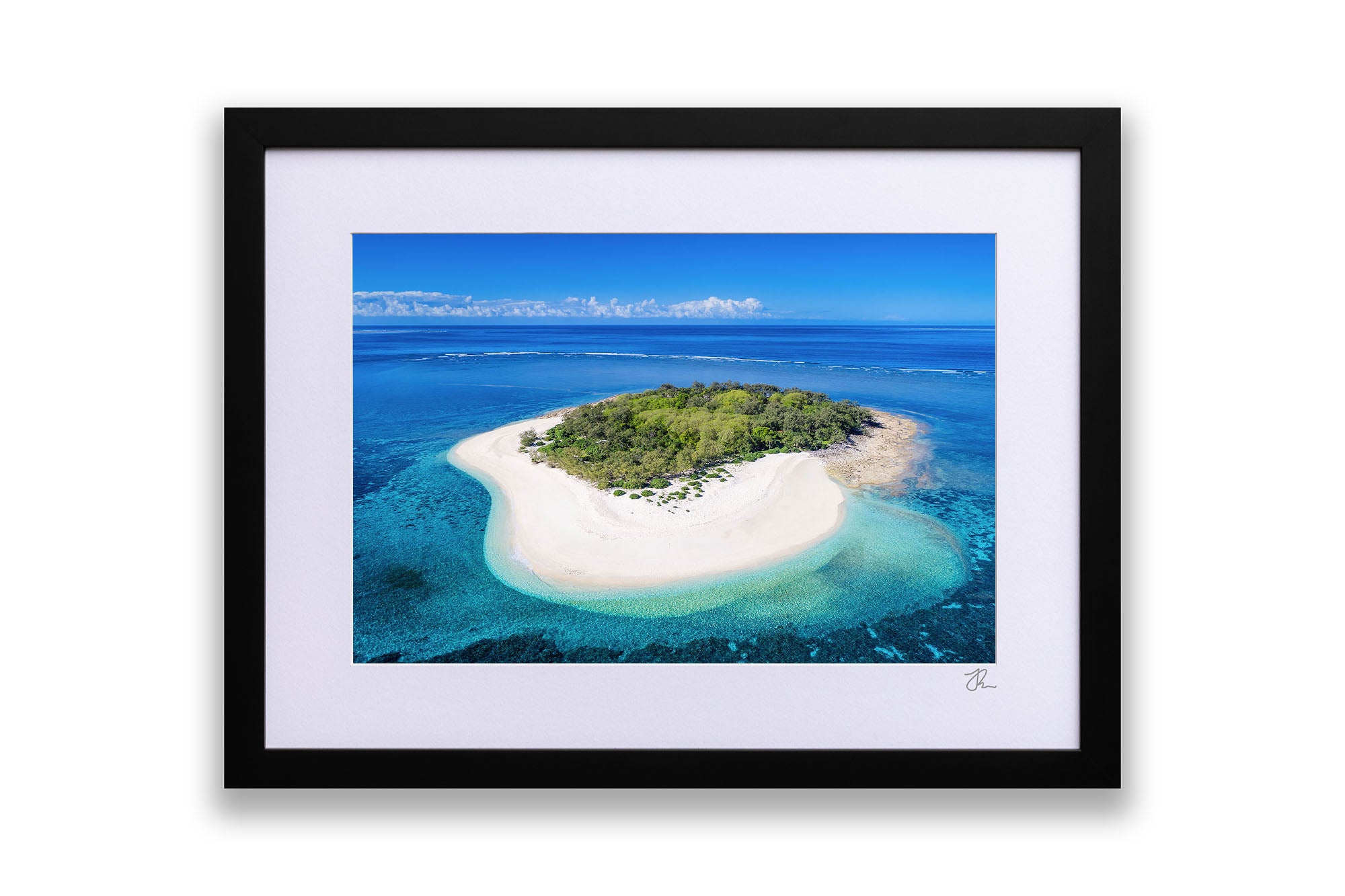 Wilson Island From Above Great Barrier Reef