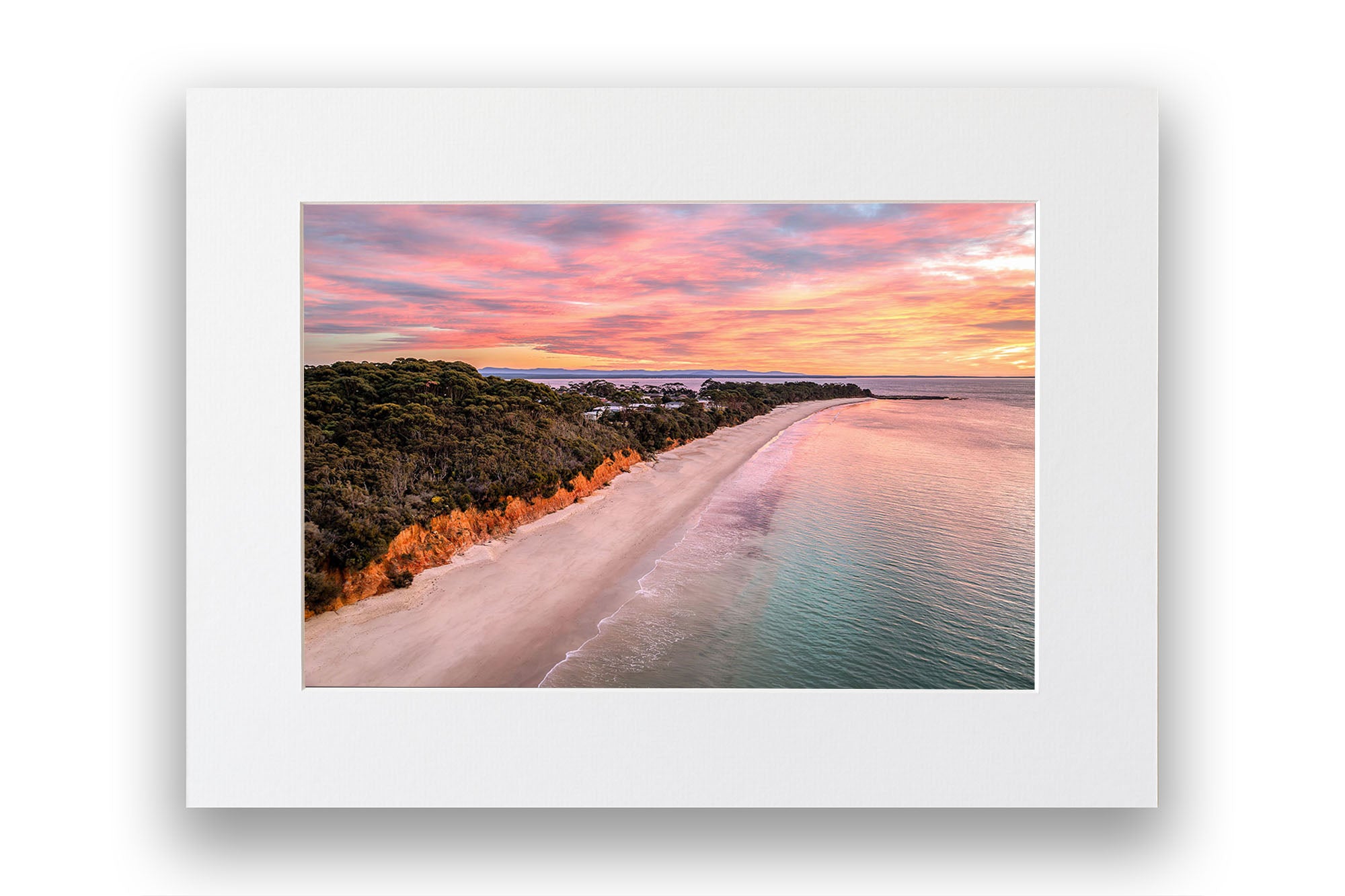 Pastel Colours Sunrise Nelsons Beach Jervis Bay