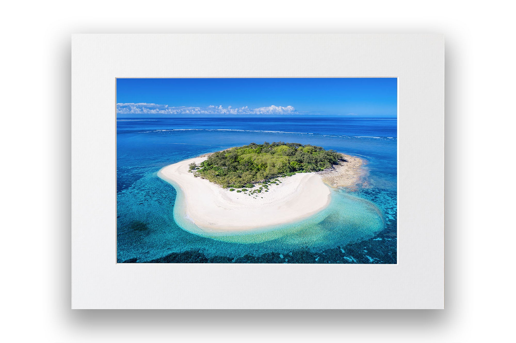 Wilson Island From Above Great Barrier Reef