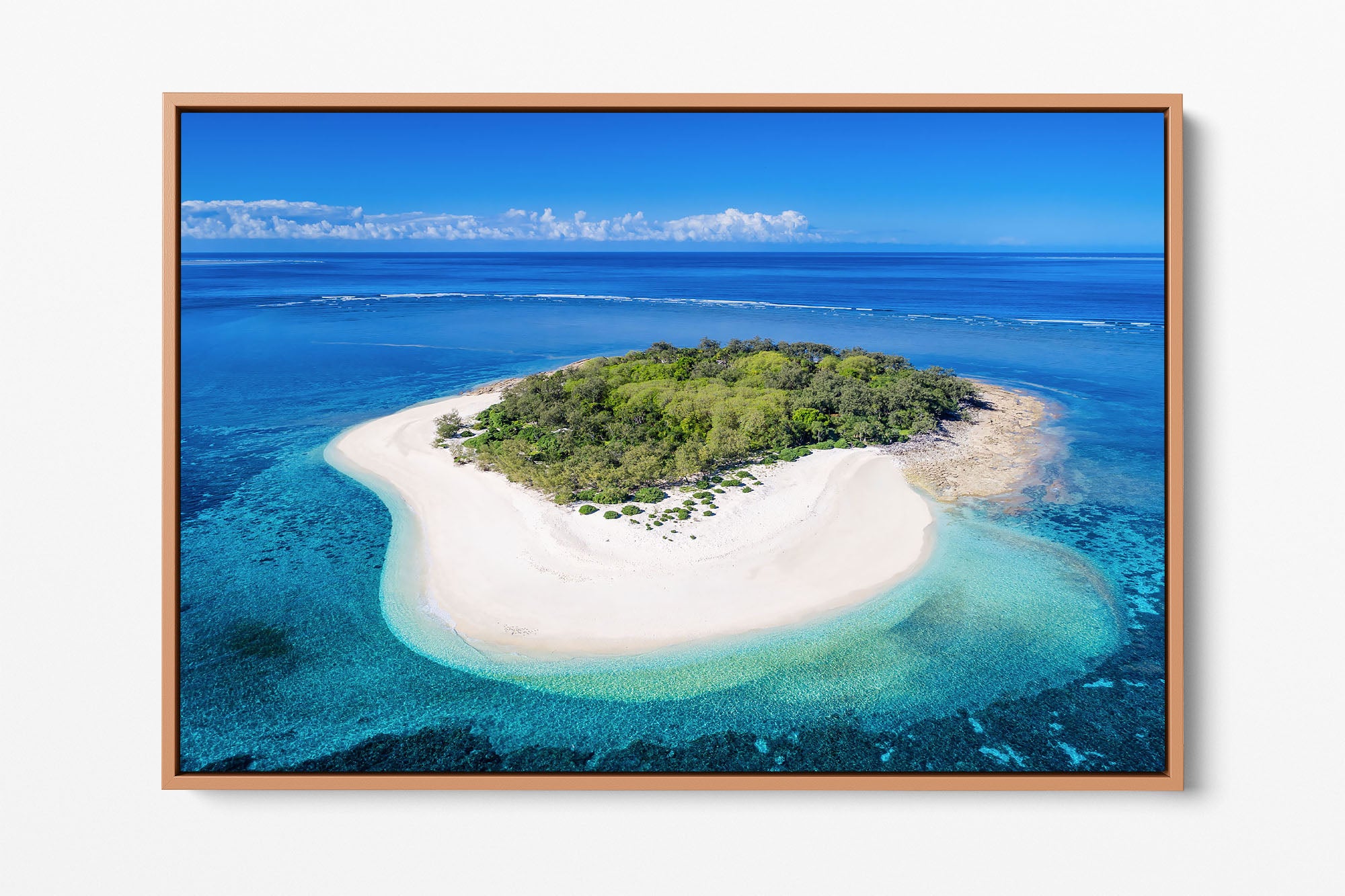 Wilson Island From Above Great Barrier Reef