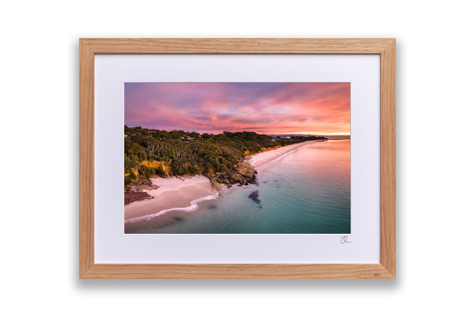 Sunrise Glow Nelsons Beach Jervis Bay