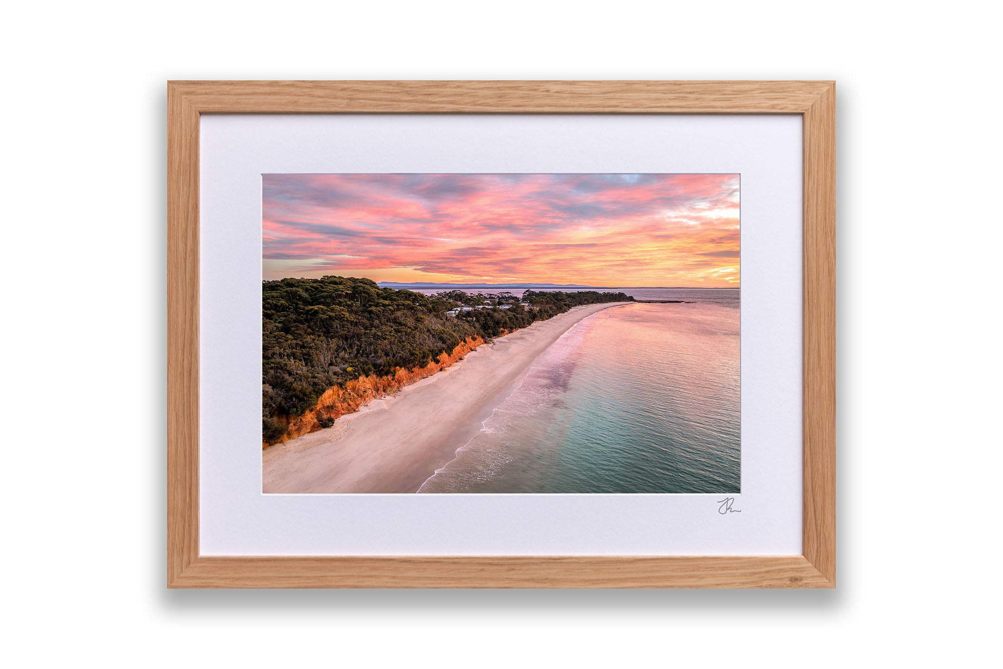 Pastel Colours Sunrise Nelsons Beach Jervis Bay