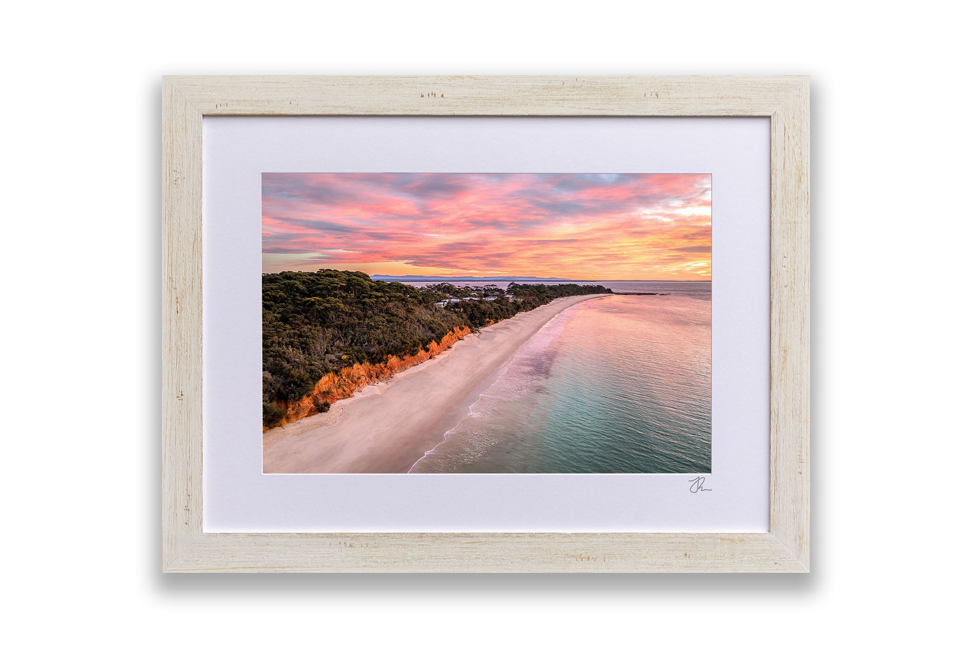 Pastel Colours Sunrise Nelsons Beach Jervis Bay