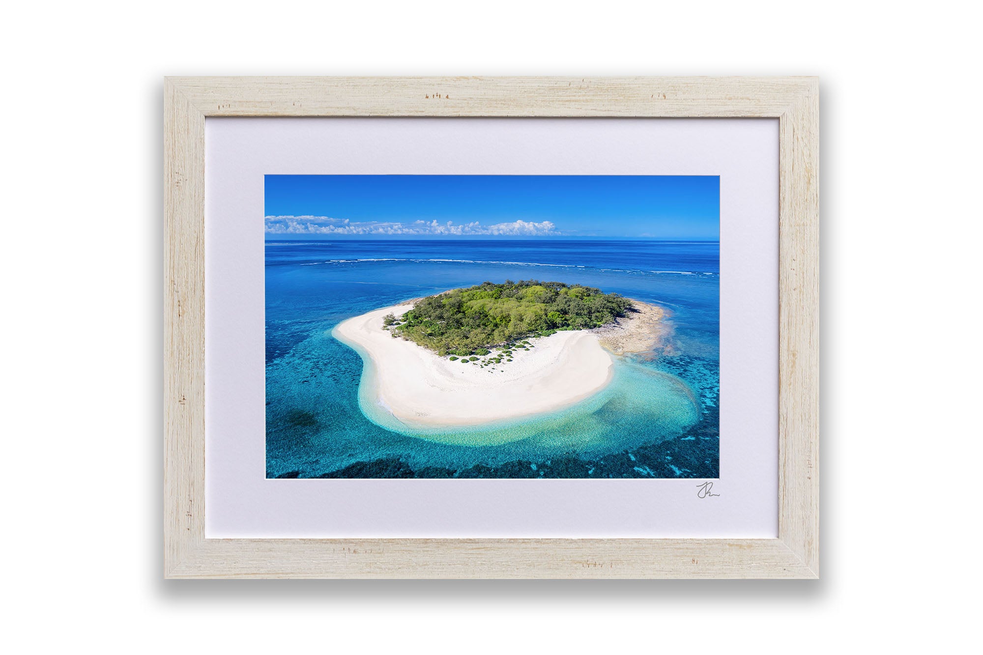 Wilson Island From Above Great Barrier Reef