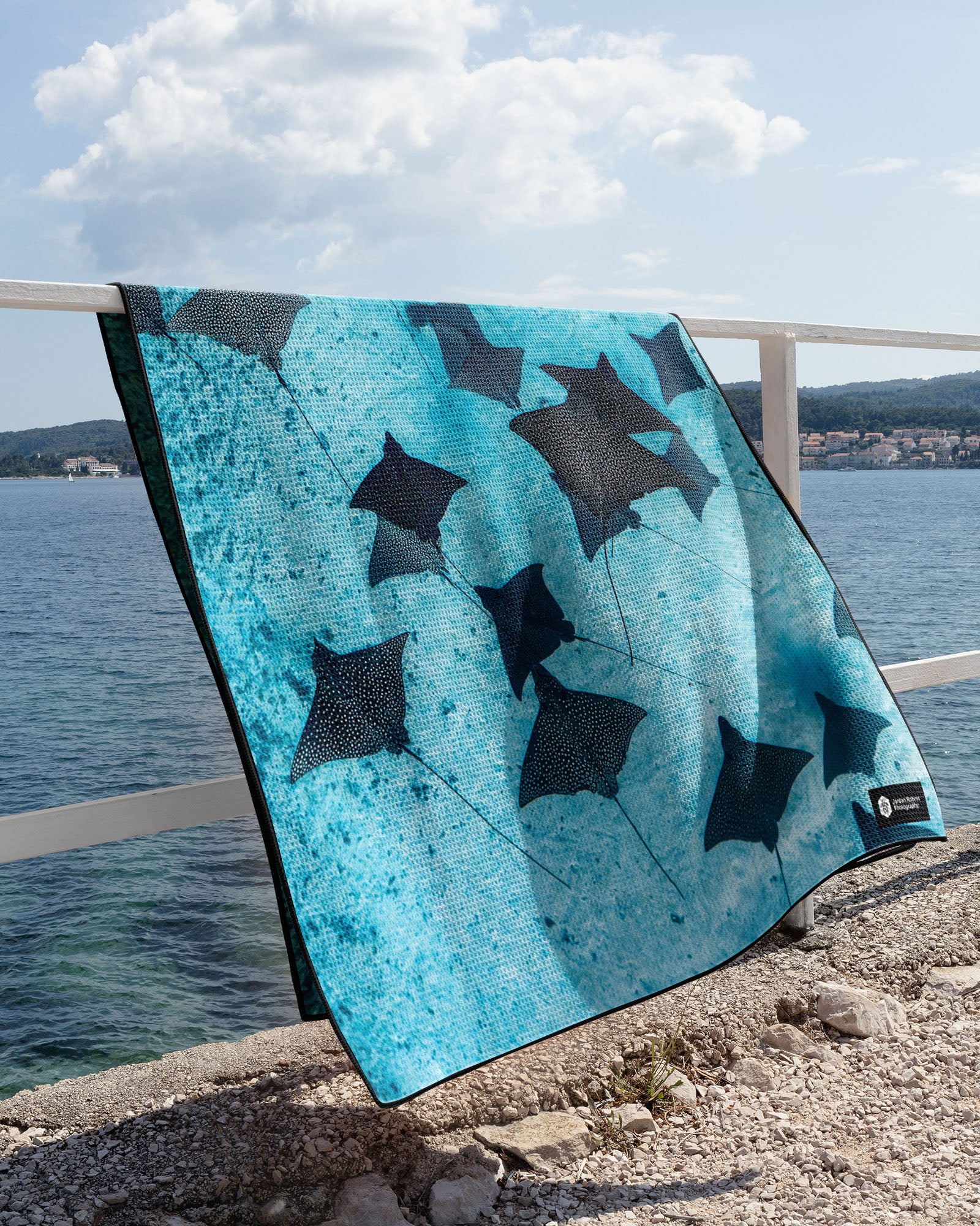 Spotted Eagle Ray Fever - Beach Towel