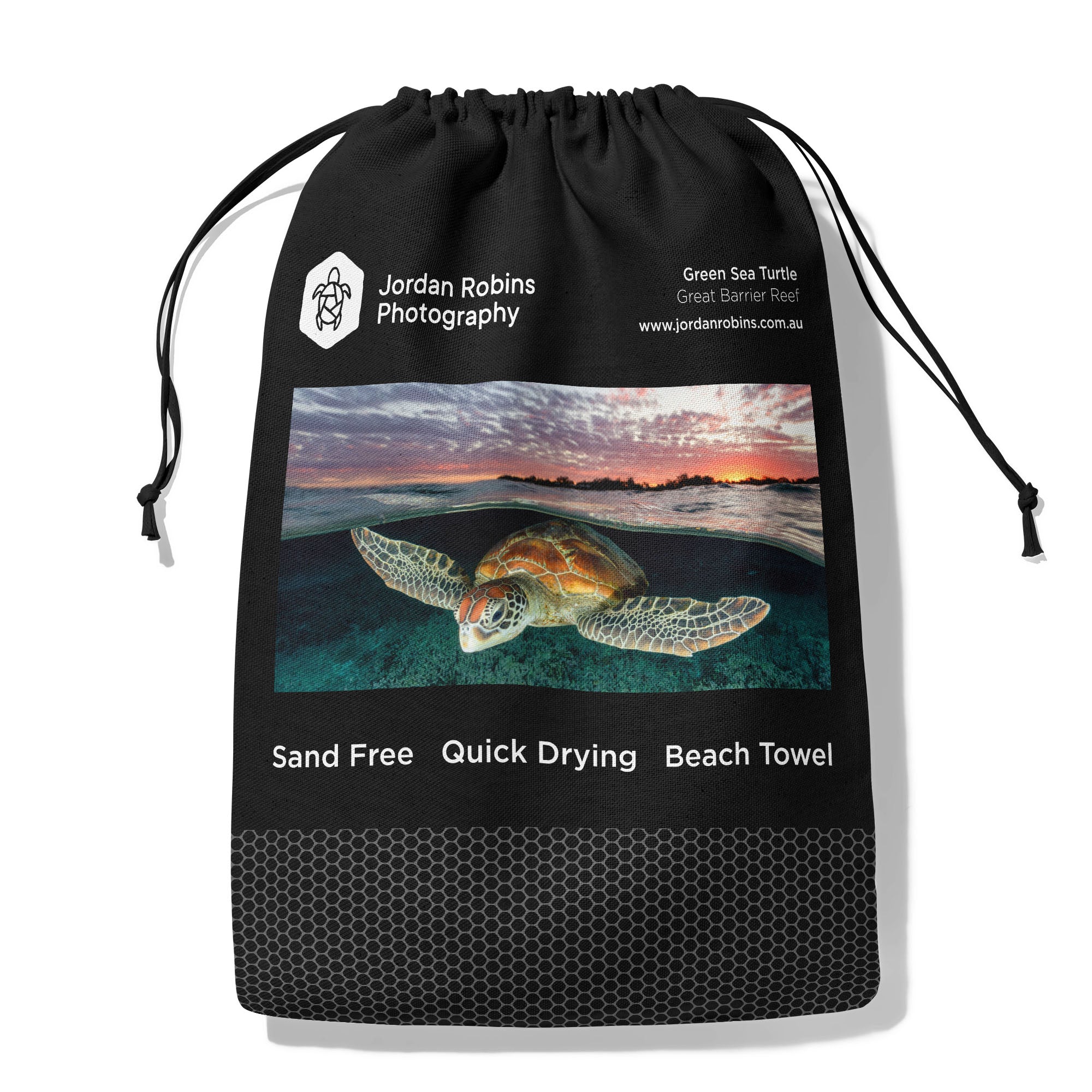 Turtle Sunset - Beach Towel